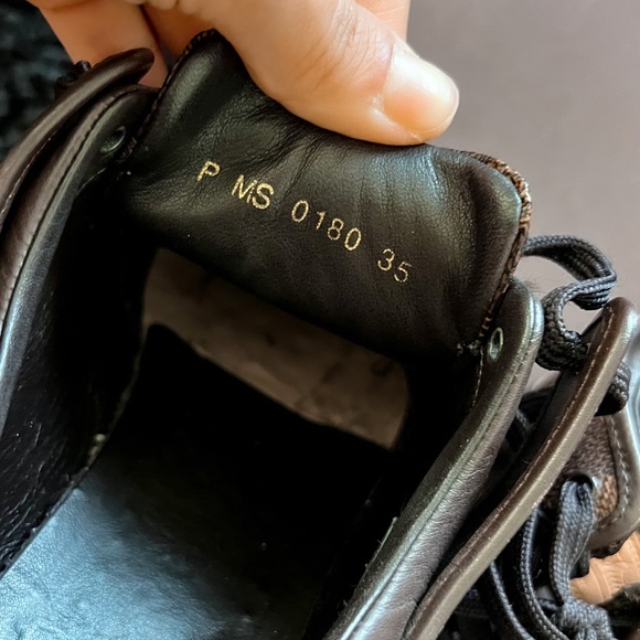 ‼️SOLD‼️ Louis Vuitton Damier Ebene Boogie Sneakers - Picture 5 of 8